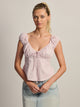 HARLOW HARLOW EMERY TOP - BABY PINK - Boathouse