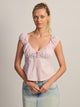 HARLOW HARLOW EMERY TOP - BABY PINK - Boathouse