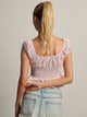 HARLOW HARLOW EMERY TOP - BABY PINK - Boathouse