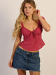 HARLOW EMERY TOP - PIN DOT