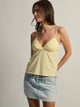 HARLOW HARLOW DELILAH TANK - YELLOW - Boathouse