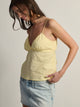 HARLOW HARLOW DELILAH TANK - YELLOW - Boathouse