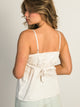 HARLOW HARLOW DELILAH TANK TOP - WHITE - Boathouse