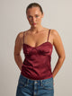 HARLOW HARLOW YVONNE TANK -BURGUNDY - Boathouse