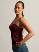 HARLOW YVONNE TANK -BURGUNDY