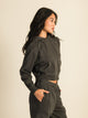 HARLOW HARLOW BRE POPOVER HOODIE - CHARCOAL - CLEARANCE - Boathouse