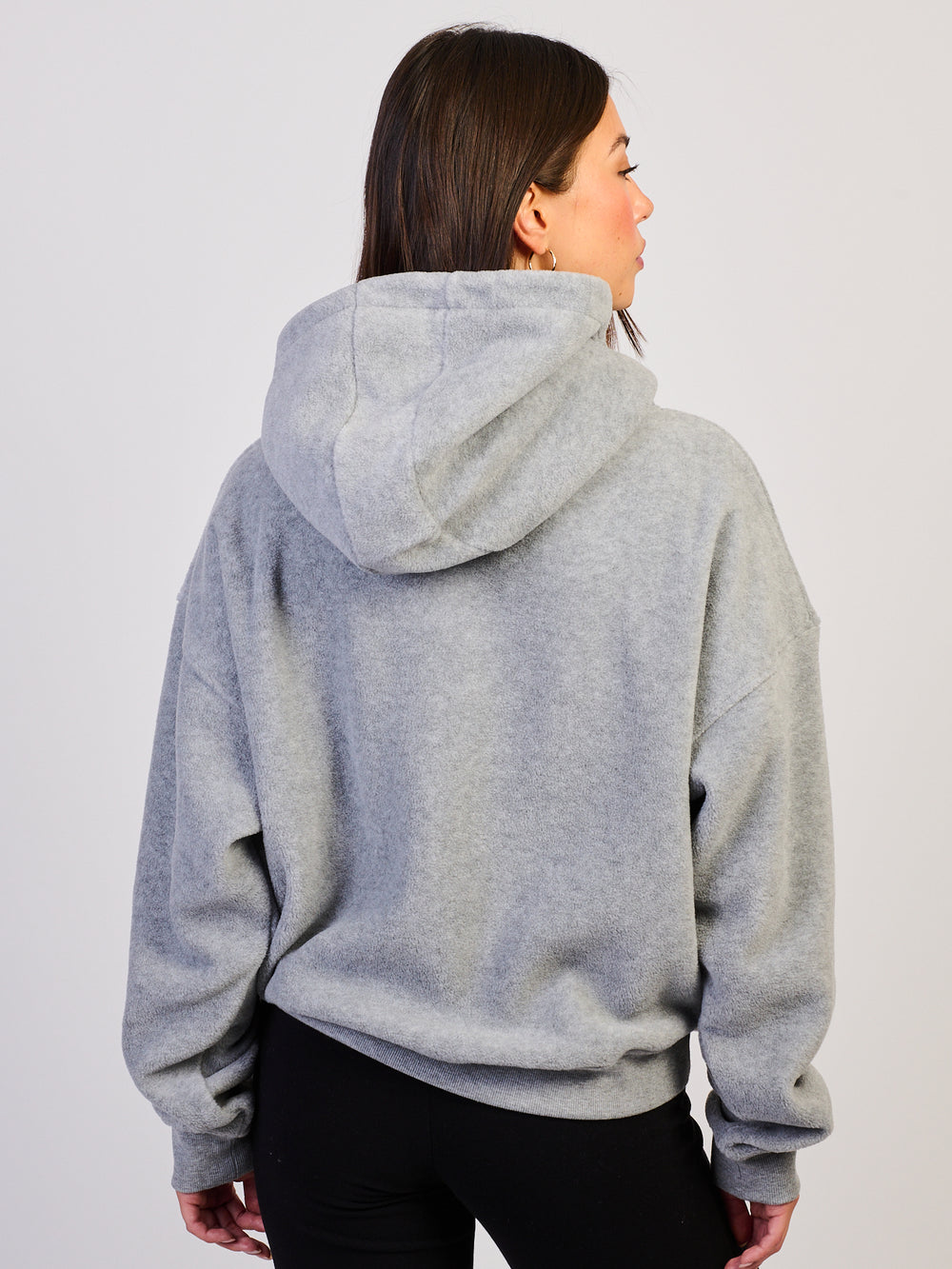 HARLOW HARLOW TATE POLAR HOODIE - HEATHER GREY - Boathouse