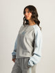HARLOW HARLOW ROXY EMBROIDERED CREWNECK - HEATHER GREY - Boathouse