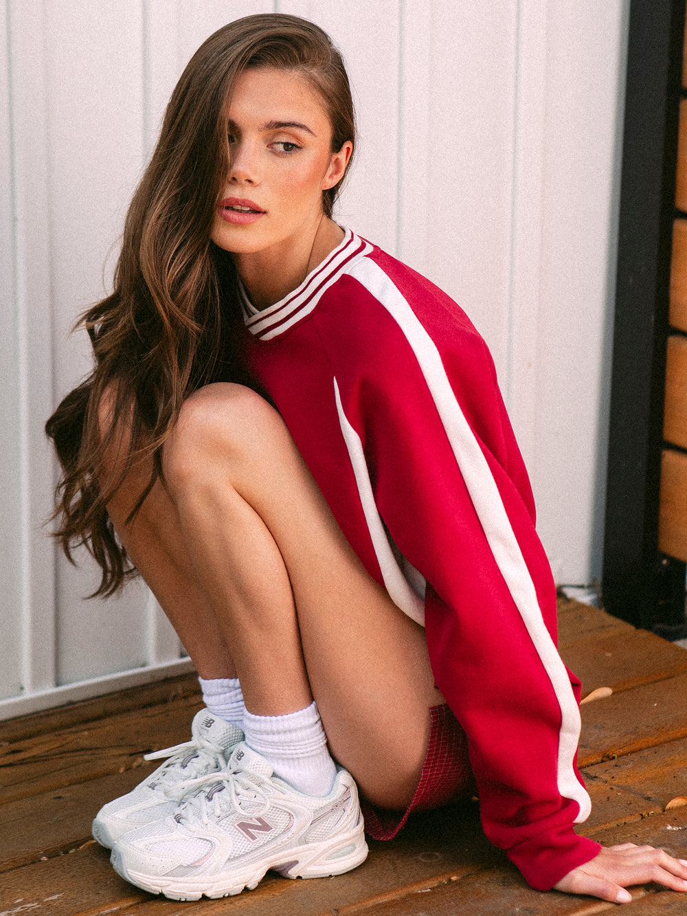 CHANDAIL RAS DU COU HARLOW CHARLIE - RUBIS