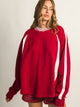 HARLOW HARLOW CHARLIE CREWNECK - RUBY - Boathouse