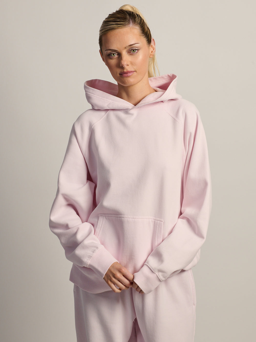 HARLOW CLOUD HOODIE - BABY PINK