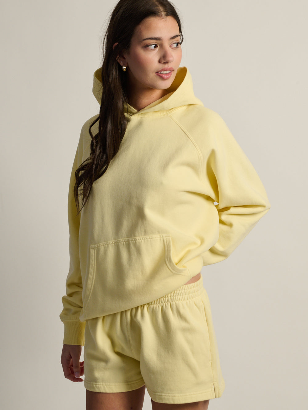 HARLOW CLOUD HOODIE - YELLOW