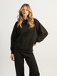 HARLOW HARLOW CLOUD HOODIE - BLACK - Boathouse
