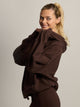 HARLOW CLOUD HOODIE - BROWN