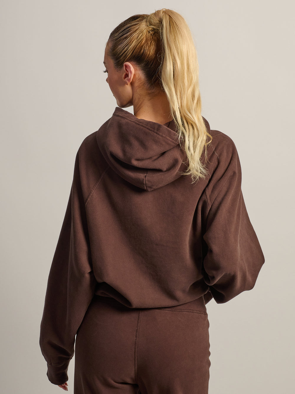 HARLOW CLOUD HOODIE - BROWN