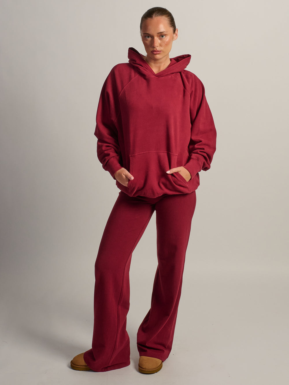 HOODIE HARLOW CLOUD - BORDEAUX
