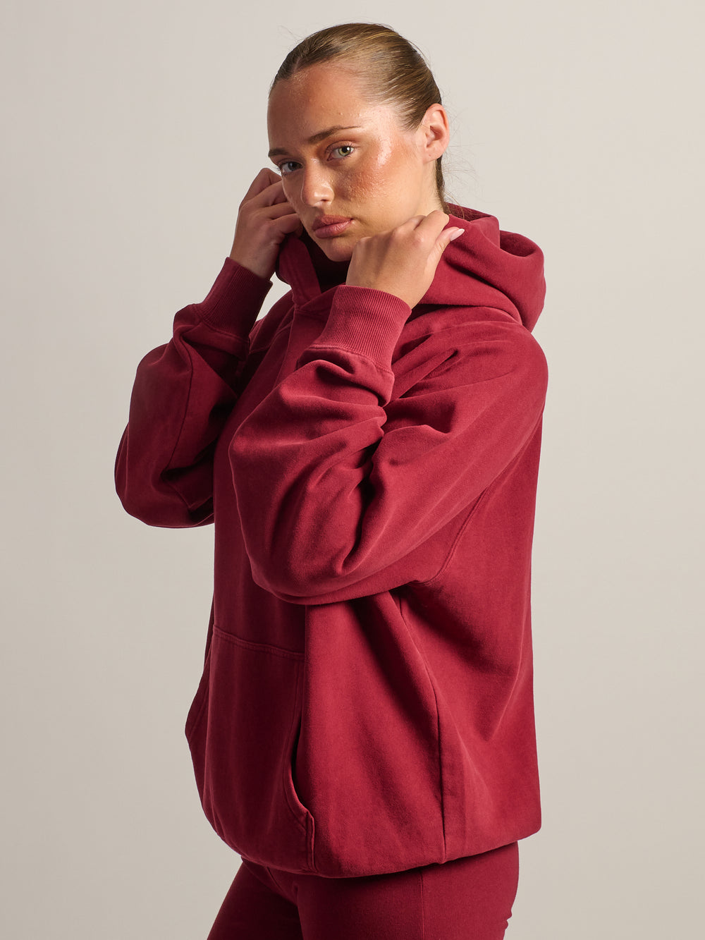 HOODIE HARLOW CLOUD - BORDEAUX
