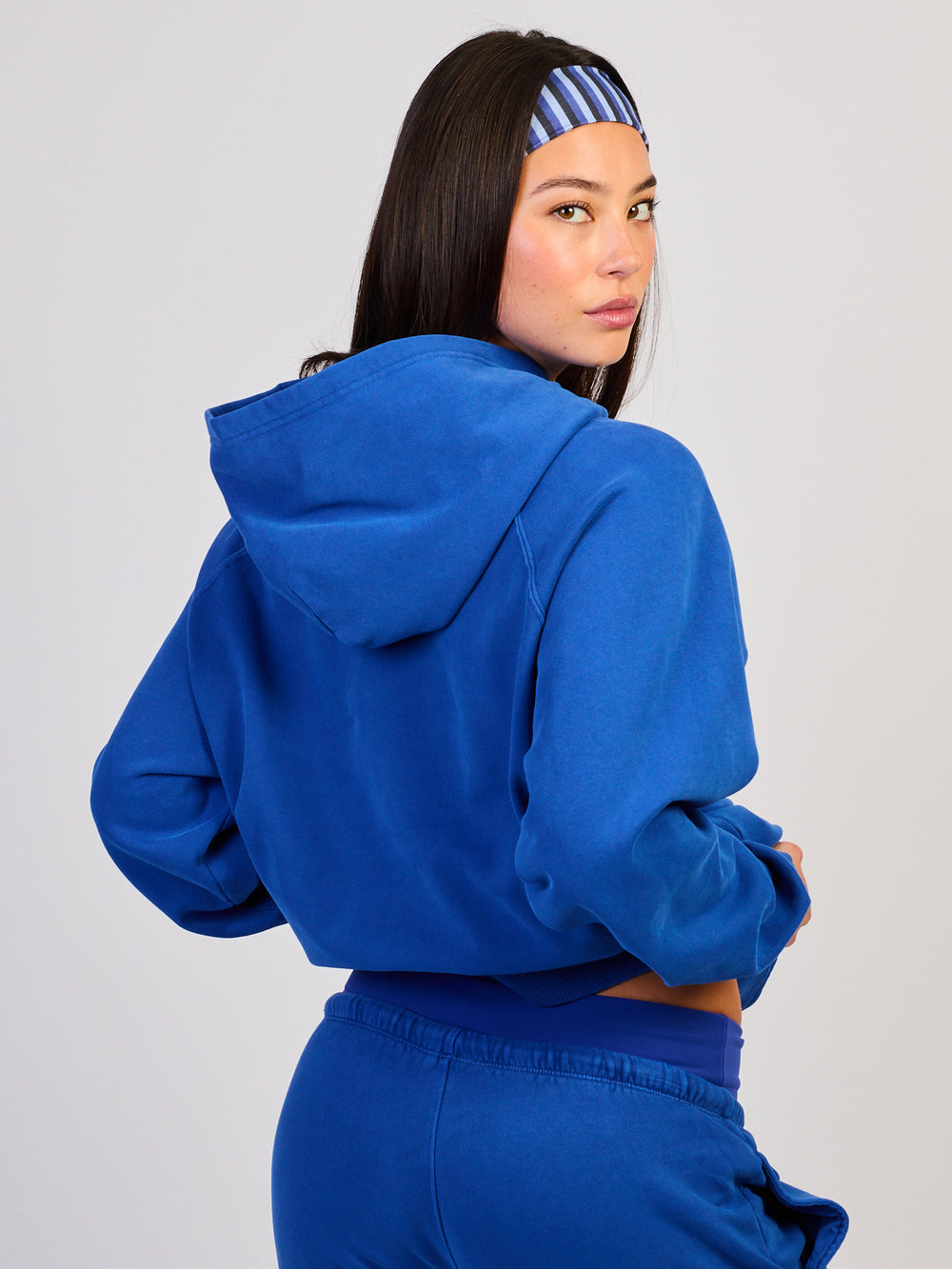 HARLOW CLOUD HOODIE - COBALT