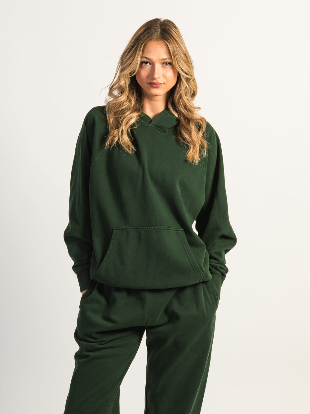 HARLOW CLOUD HOODIE - FOREST