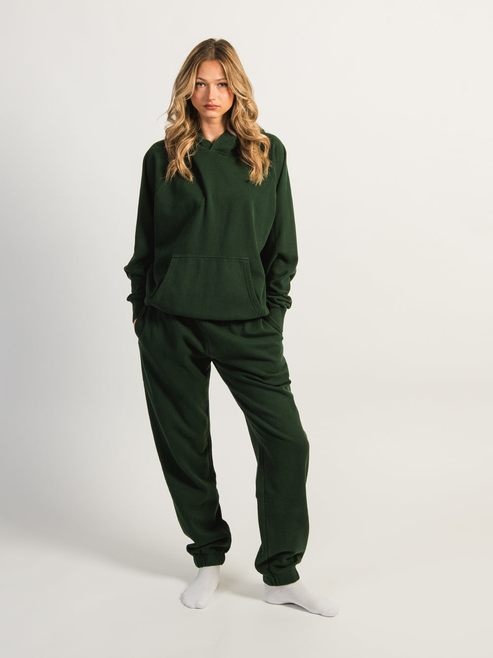 HARLOW CLOUD HOODIE - FOREST