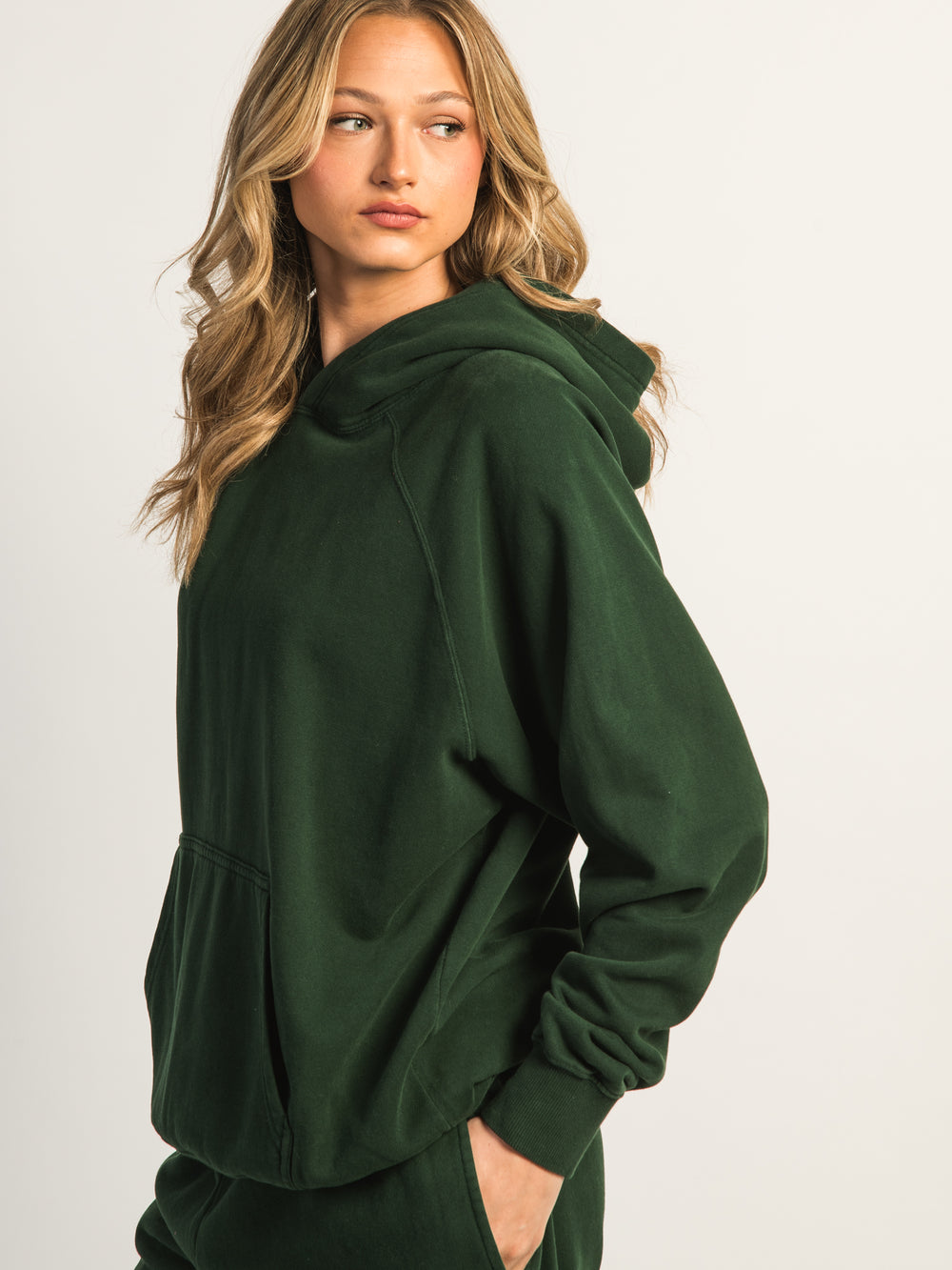 HARLOW CLOUD HOODIE - FOREST