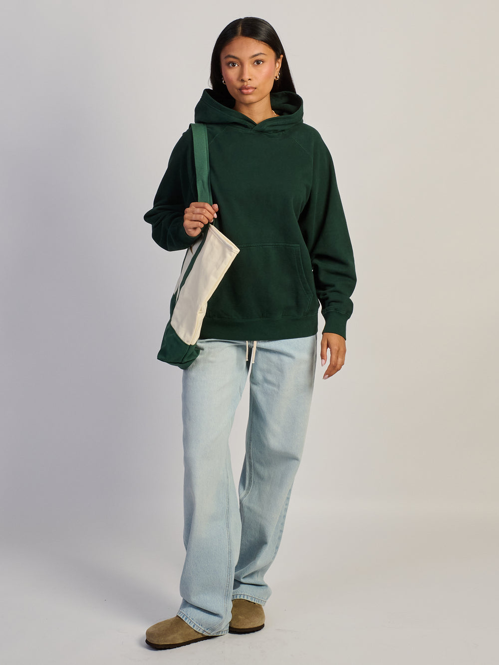 HARLOW CLOUD HOODIE - FOREST
