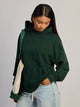 HARLOW HARLOW CLOUD HOODIE - FOREST - Boathouse