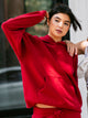 HARLOW HARLOW CLOUD HOODIE - RUBY - Boathouse