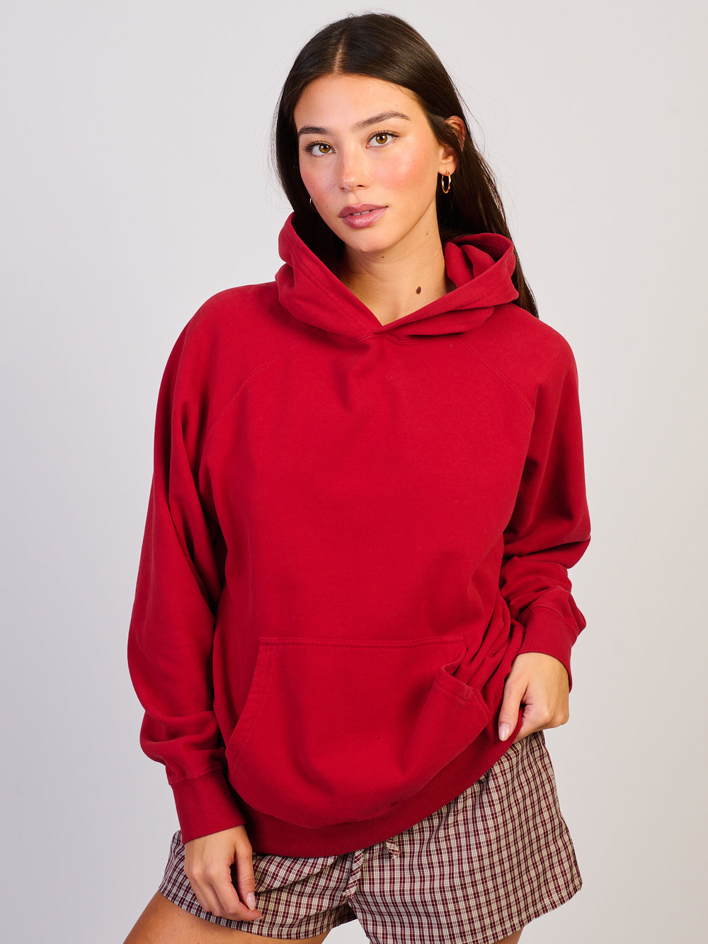 HARLOW HARLOW CLOUD HOODIE - RUBY - Boathouse