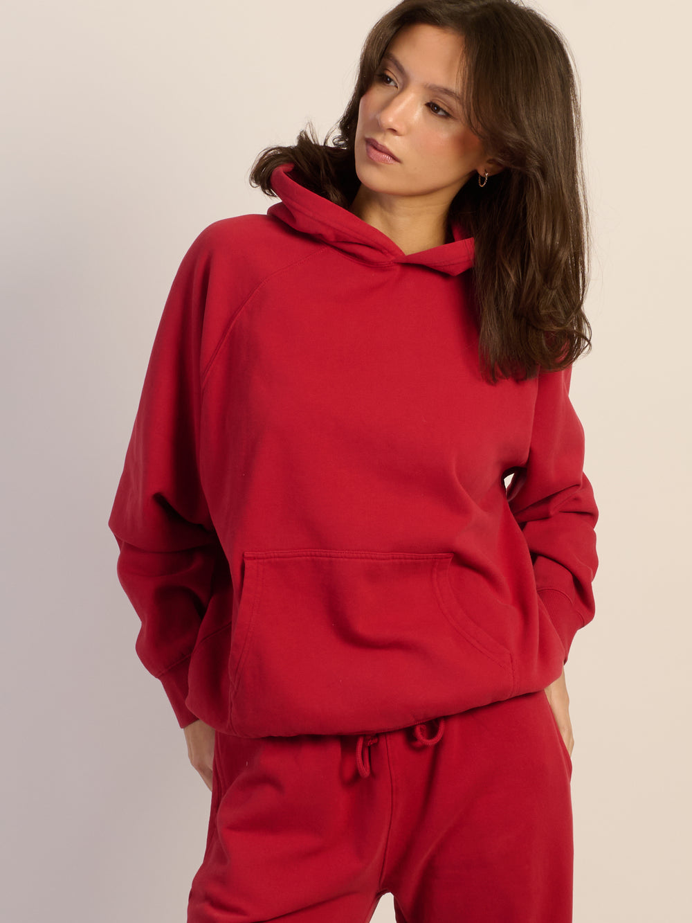 HOODIE HARLOW CLOUD - RUBIS
