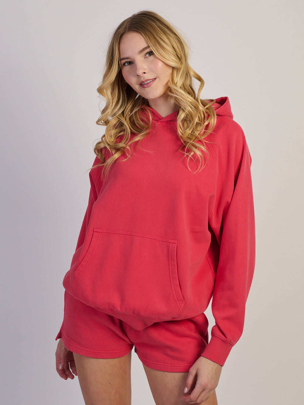 HOODIE HARLOW CLOUD – ROUGE DÉLAVÉ