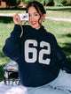 HARLOW HARLOW CLOUD HOODIE - APPLIQUE NAVY - Boathouse