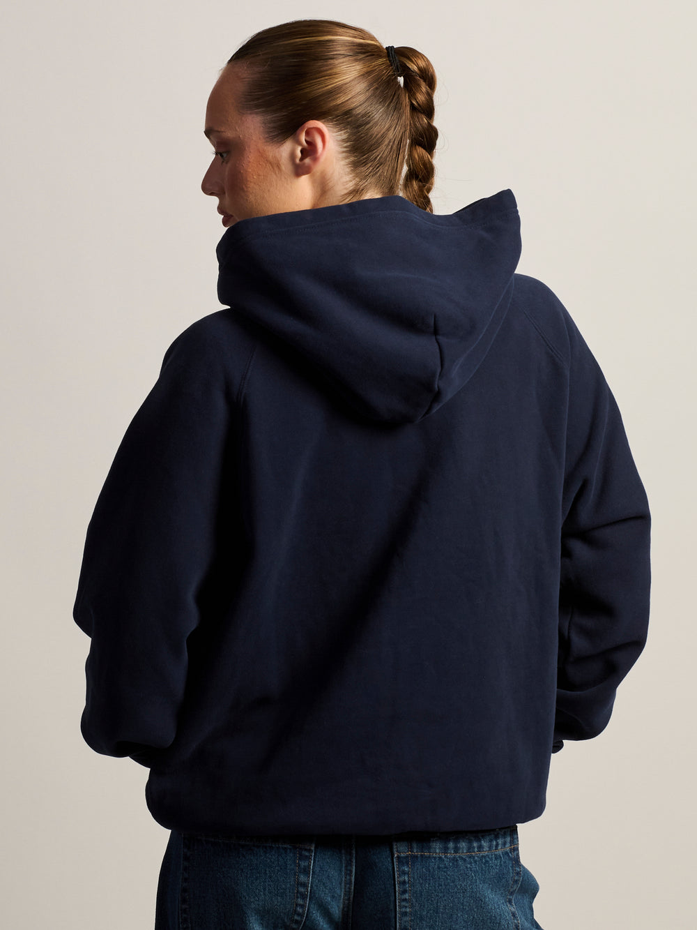 HARLOW CLOUD HOODIE - APPLIQUE NAVY
