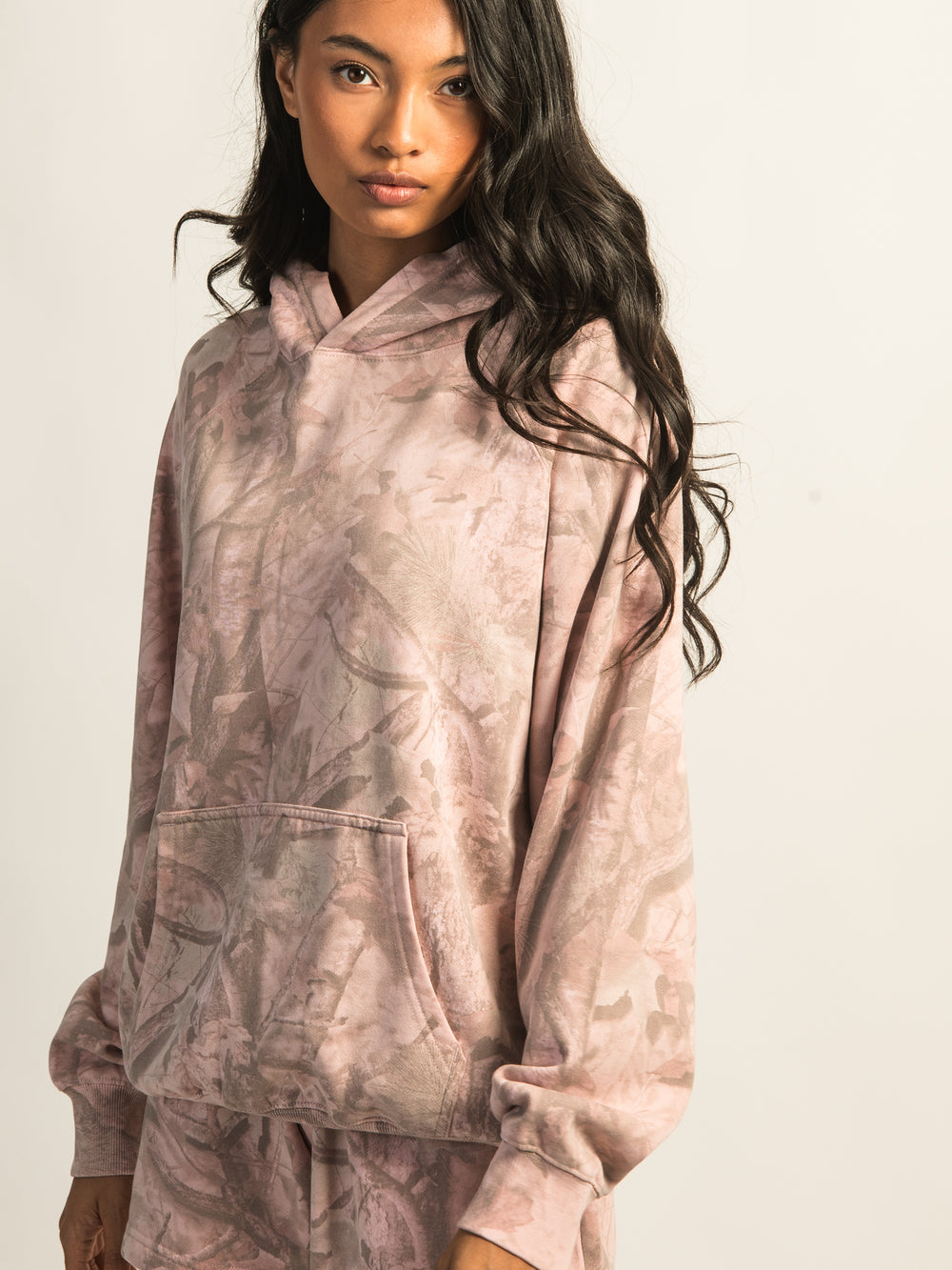 HOODIE HARLOW CLOUD - ROSE CAMO