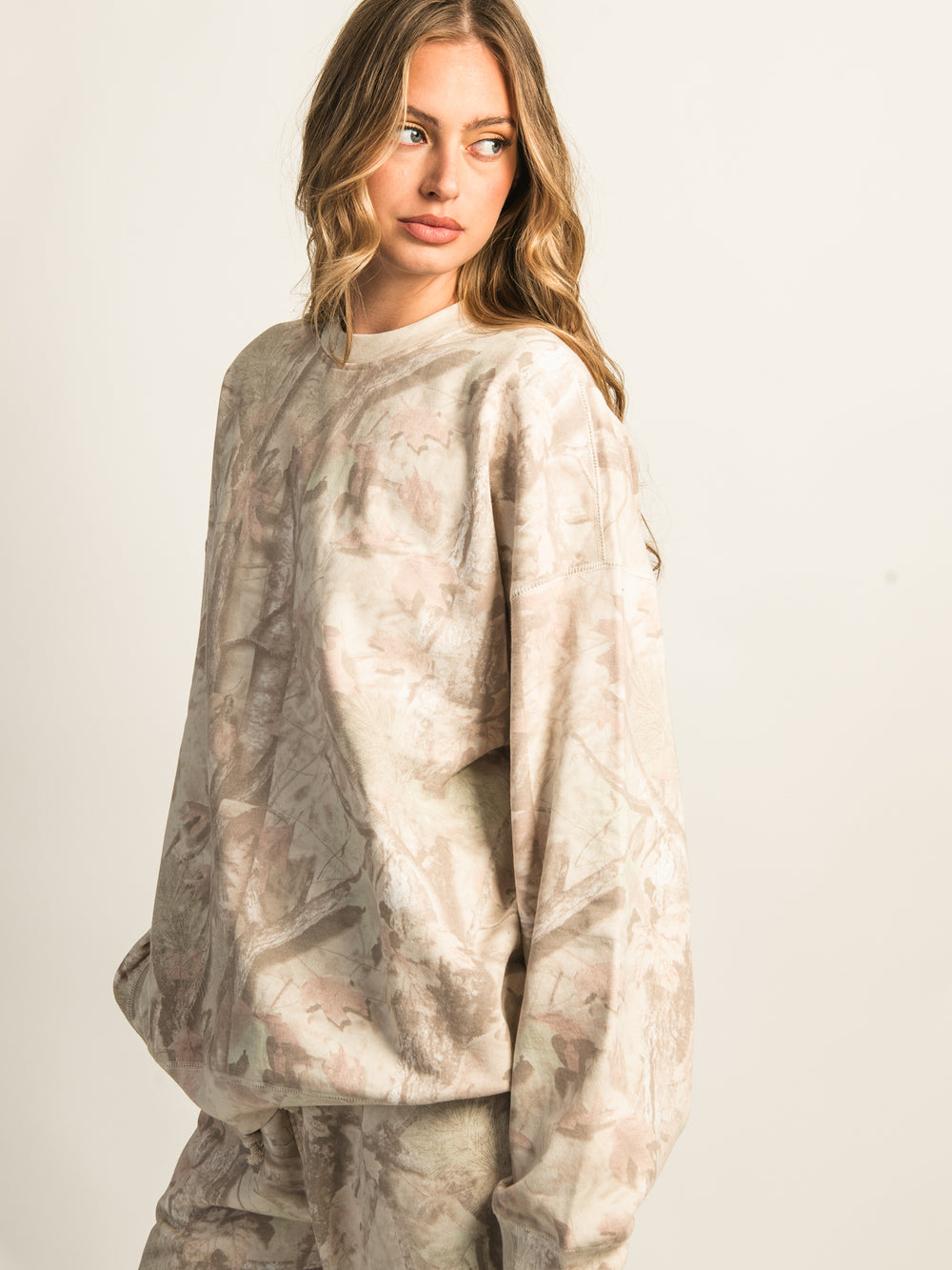 CHANDAIL RAS DU COU HARLOW MICHELLE - CAMOUFLAGE