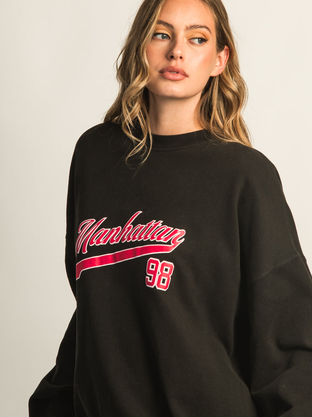 HARLOW MICHELLE CREWNECK - BLACK
