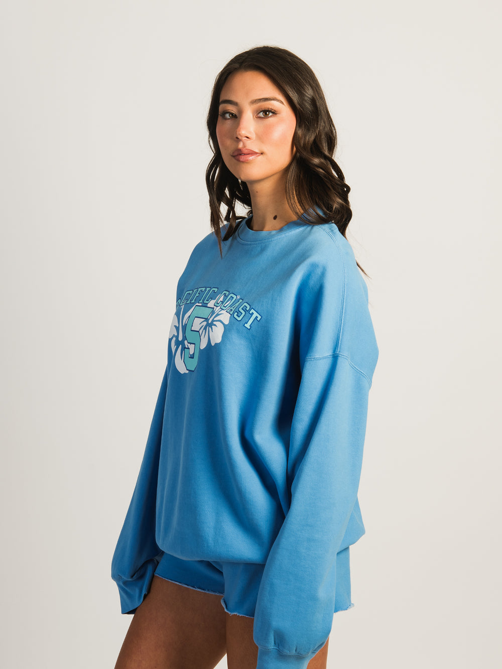 HARLOW MICHELLE PRINT CREWNECK - PACIFIC COAST