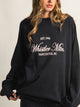 HARLOW HARLOW MICHELLE CREWNECK - NAVY - Boathouse