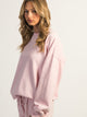 HARLOW HARLOW CORINNA CREWNECK - LIGHT PINK - Boathouse