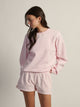 HARLOW HARLOW CORINNA CREWNECK - WASHED PINK - Boathouse