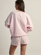 HARLOW HARLOW CORINNA CREWNECK - WASHED PINK - Boathouse