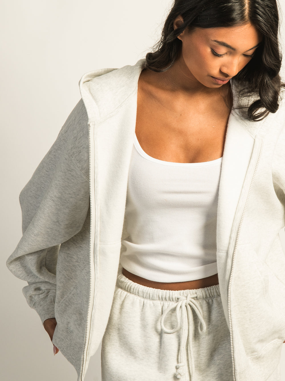 HARLOW CLOUD ZIP UP - CLOUD