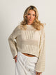 HARLOW HARLOW LAYLA CROCHET LONG SLEEVE - CREAM - Boathouse