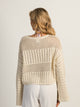 HARLOW HARLOW LAYLA CROCHET LONG SLEEVE - CREAM - Boathouse