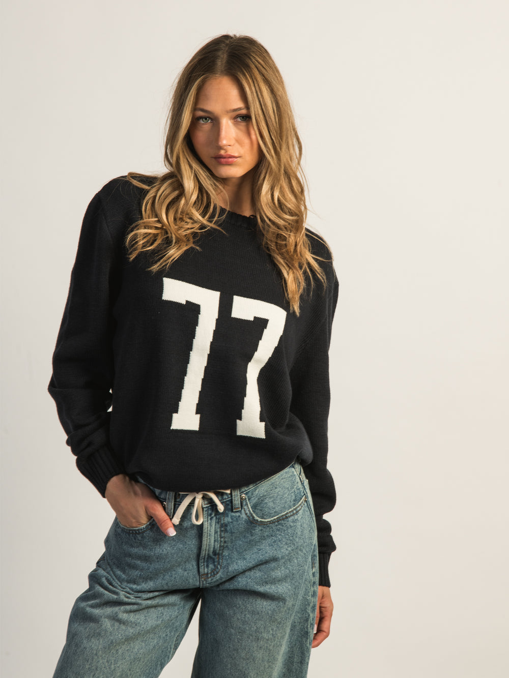 HARLOW KNIT CREWNECK SWEATER - 77