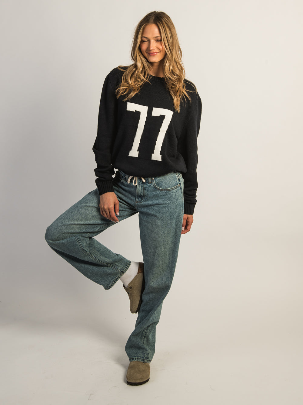 HARLOW KNIT CREWNECK SWEATER - 77