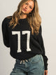 HARLOW HARLOW KNIT CREWNECK SWEATER - 77 - Boathouse