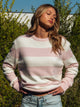 HARLOW HARLOW KNIT CREWNECK SWEATER - STRIPE - Boathouse