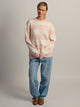 HARLOW HARLOW KNIT CREWNECK SWEATER - STRIPE - Boathouse