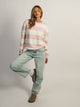 CHANDAIL RAS DU COU EN TRICOT HARLOW - STRIPE